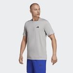 Adidas Train Essentials Comfort Training T-shirt Treenivaatteet Medium Grey Heather / White / Black