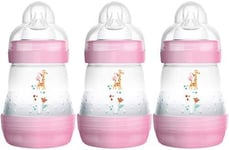 MAM Easy Start Self Sterilising Anti-Colic Baby Bottle 3 Pack (3 x160 ml) with