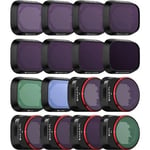 Freewell Mega Filter Kit with ND, ND/PL, CPL and UV Filters for DJI Mini 3 Pro Drone (16-Pack)