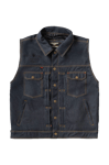 West Coast Choppers Collab 131/2 Denim MC-väst Blå Raw Denim