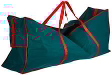 Sac de rangement en tissu pour sapin de Noël Vert 125 x 30 x 50 cm