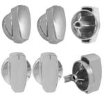 Oven Knob Control + Hob Switch for BELLING 100DFT 100G FARMHOUSE Chrome Knobs x6