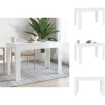 Matbord - Living Matbord vit högglans 120x60x76 cm spånskiva