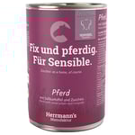 Herrmann's Selection Sensitive 12 x 400 g - Häst med ekologisk sötpotatis & ekologisk zucchini
