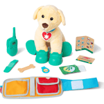 Melissa & Doug Let’s Explore Ranger Dog Plush with Search and Rescue Gear Toy
