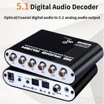 5.1 CH Digital Audio Converter Decoder SPDIF Optical Coaxial to RCA D.TS/AC3