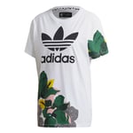 adidas Bf Tee T-Shirt (Short Sleeve), Women, Womens, GE4315, White, 9-Aug
