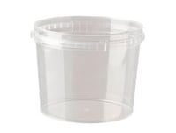 Plastmugg 800 Ml Ø122xh97 Mm Rund Pp Klar,200 St/Ps - (200 St.)