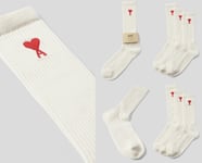 Ami Paris 3-ER Pack of Socks Three Gift Set De Heart Offwhite 39-42