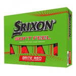 Srixon Soft Feel 2023 - Brite Red, 3 dussin