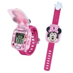 VTech VTech-80-554267 Disney Mouse Montre éducative Minnie, Smartwatch Interactive pour Enfants + 3 Ans, Version ESP, 80-554267, Rose, único