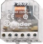Télérupteur 12 V/AC Finder 26.03.8.012.0000 1 NO (T) + 1 NC (R) coupure 10 A Max. 400 V/AC - 220 V/DC 1 pc(s)