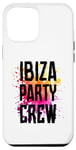 Coque pour iPhone 12 Pro Max Ibiza Party Crew Colorful | Vacation Team