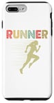Coque pour iPhone 7 Plus/8 Plus Retro Runner Marathon Running Vintage Jogging Fans