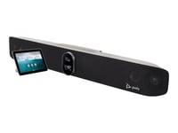 Poly Studio X70 No Radio - Allt-I-Ett Videobar (Poly Tc8-Styrenhet, Videofält) - Zoomcertifierad, Certifierad För Microsoft-Teams, Google Meet-Certifierad - Svart - Taa-Kompatibel