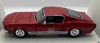 Ford Mustang GT 1967 in red 1:24, scale diecast car model from Maisto, 31260