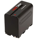 HEDBOX RP-NPF970 - Batterie Li-ION (48.8Wh / 6600mAh) de Remplacement pour Sony NP-F930, NP-F950, NP-F970, NP-F990