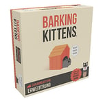 Exploding Kittens Asmodee Barking Kittens | Extension | Jeu de fête | Jeu de Cartes | 2 à 5 Joueurs | À partir de 7 Ans | 15 Minutes | Allemand