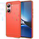 EIDERWOOD Xiaomi Poco X7 Pro Brushed Carbon Skal - Röd