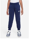 Boys, Nike Older Unisex Club Fleece Full Zip Tracksuit - Navy, Navy, Size M=10-12 Years