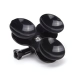 For Gopro Removable Car Suction Cup Accessories Aluminum Adapter Black 10.0cm * 5.0cm