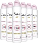 Dove Invisible Care Anti-perspirant Aerosol pack of 6 with ¼ moisturising cream
