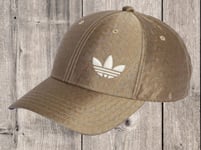 Adidas Originals Adicolor 70s Monogram Cap Baseball Strapback Hat Brown OSFW