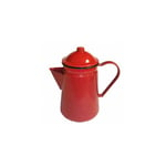 Falcon (Red) Enamel Coffee Pot Stove Top Kettle Jug