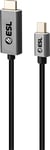 ESL Gaming mini DisplayPort- til HDMI-kabel (2 m)