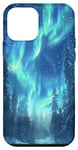 iPhone 12 mini Aurora Borealis Hiking Outdoor Hunting Forest Case