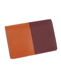 Hermes Womens Vintage Manhattan Card Case Orange Calf Leather - One Size