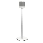 Vogel's 8153021 SOUND 4301 speaker floor stand for Sonos One and One SL, Integrated extension cable included, Height: 32,3 inch (82 cm), Max. 11 lbs (5 kg), White, 1 floor stand
