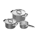Zwilling Zwilling Pure kastrullset 5 delar Grå