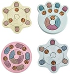 YATUKESHII Fun and durable pet toys，Dog s 4pcs/lot Puzzle s Increase Iq Interactive Slow Dispensing Feeding Dog Training Games Feeder For Small Medium Big Dog Puppy