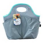 Duvo+ Tillbehörsväska Oslo Travel Organizer 35x24x24 Grå/Turkos