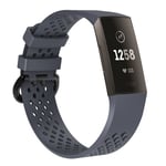 Fitbit Charge 3 / Charge 4 - Silikone armbånd str. S - Lilla