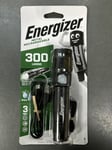 Energizer Metal Rechargeable Tactical Torch 300 Lumens 3 Modes **BRAND NEW**