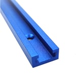 Blue 600mm Fente de Fixation de la Vis en T, pour Aluminium et Travail du Bois, Gabarit pour Rail à Onglets, Arrêt de la Piste, pour Table de Défonceuse, Scie à Ruban, Outils de Bricolage, 300 à 800mm ""Nipseyteko