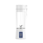 Portable Blender, Personal Mini Blender Shakes Smoothies Ice Jucier Cup USB Rechargeable 2000ml Battery Strong Power Six Blades Mixer Home Office Sports Travel Outdoors (White)