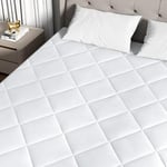BedStory Surmatelas 180 x 200 en Mousse à Mémoire de Gel - Confort Optimal avec Housse Amovible et Bordures Matelassées