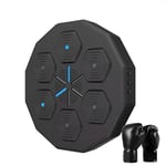 Musikboxningsmaskin för hemmet, väggmontering, elektronisk smart fokus, smidighetsträning, digital boxningsväggmål, slagkuddar och handskar K`