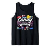 Candy Security Party Organizer Sweets Bodyguard Sugar Fan Tank Top