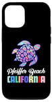 Coque pour iPhone 14 Pro Vacances en famille à Pfeiffer Beach avec Turtle California