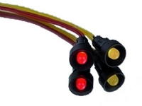 Signallampa LED 10mm röd 230V AC LS LED 10 R 230 004770811