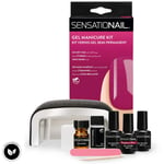 Sensationail Gel Polish Starter Kit - Raspberry Wine (71584)