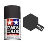 TAMIYA TS-82 Black Rubber 100ml Plastic Model Kit Spray Paint 85082
