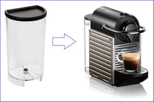 Tank Water for Machine Coffee Nespresso Delonghi Spare Parts Tub PIXIE