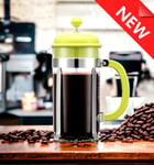 Bodum French Press Cafetière Coffee Maker 1.0L (34 fl.oz) - Lime Green ~ NEW