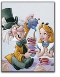 Artopweb Disney - Alice and The Mad Hatter - Celebration in Wonderland (Panneaux MDF 20x26 cm)
