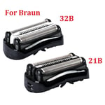 2X(Replacement Shaver for 3 Series 32B 21B Men Electric Shaver Head 301S 3